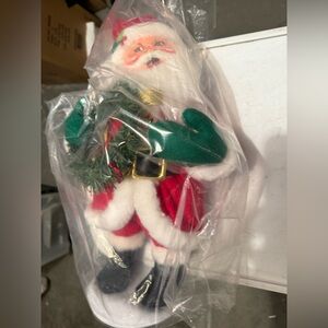 Annalee Doll - 15” Corduroy Classic Santa Vintage new old stock in package & tag